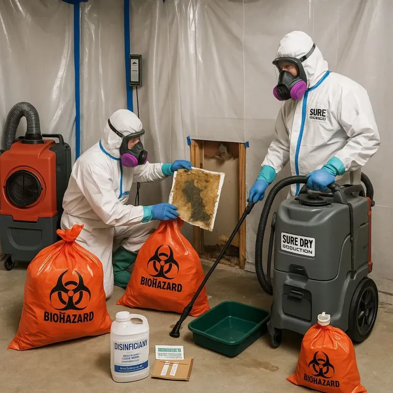 Contaminated Water Handling Protocols process in Johnson Lane, NV